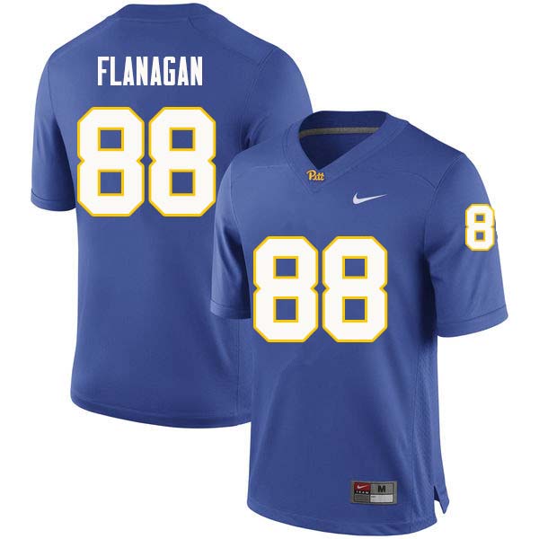 Men #88 Matt Flanagan Pittsburgh Panthers College Football Jerseys Sale-Royal